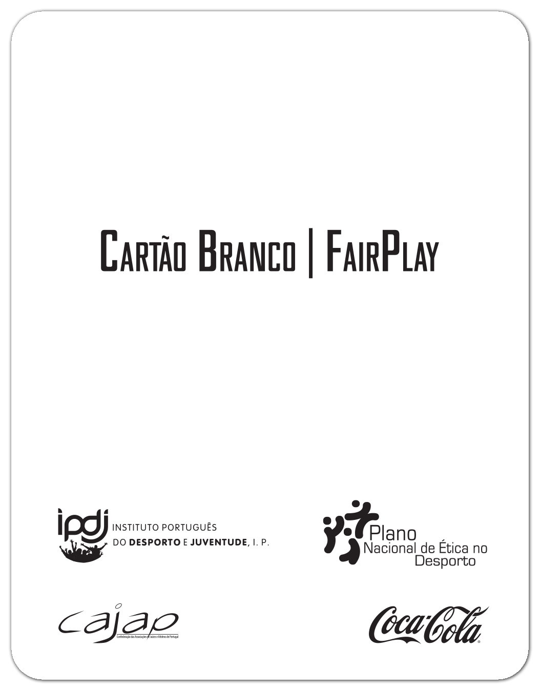 Cartão Branco - Fair Play